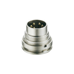 Lumberg WKV 60 6 Pin DIN Female Buchse IEC 60130-9 Rechts Winkel Kabel Halterung
