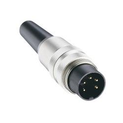 Lumberg WKV 60 6 Pin DIN Female Buchse IEC 60130-9 Rechts Winkel Kabel Halterung